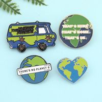 Fashion Earth Alloy Enamel Unisex Brooches main image 5