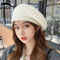 Women's Fashion Solid Color Eaveless Beret Hat main image 6