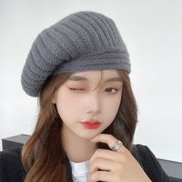 Women's Fashion Solid Color Eaveless Beret Hat main image 2