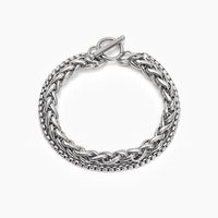 Hip-hop Geometric Titanium Steel Plating Bracelets main image 1