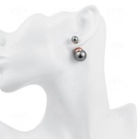 Mode Géométrique Alliage Placage Perles Artificielles Femmes Boucles D'oreilles 1 Paire main image 5