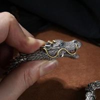 Retro Dragon Copper Plating Bracelets main image 3