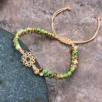 Bohemian Tree Turquoise Metal Braid Bracelets sku image 14