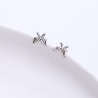 Sweet Butterfly Stainless Steel Plating Ear Studs 1 Pair main image 1