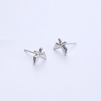 Sweet Butterfly Stainless Steel Plating Ear Studs 1 Pair main image 3