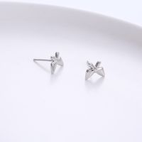 Sweet Butterfly Stainless Steel Plating Ear Studs 1 Pair main image 4