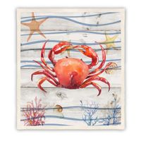 Cute Tortoise Crab Fish Polyester Blanket sku image 15