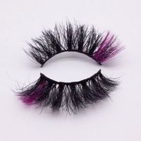 Fashion 25mm Mink Color Thick Curl False Eyelashes sku image 7