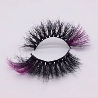 Fashion 25mm Mink Color Thick Curl False Eyelashes sku image 30