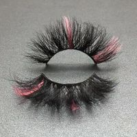 Fashion 25mm Mink Color Thick Curl False Eyelashes sku image 35