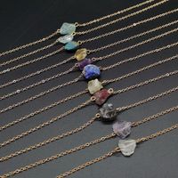Fashion Geometric Agate Plating Natural Stone Necklace 1 Piece main image 1