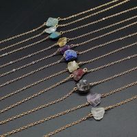 Fashion Geometric Agate Plating Natural Stone Necklace 1 Piece main image 6