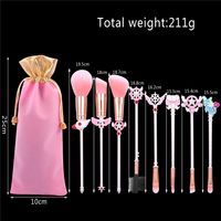 Fashion Artificial Fiber Metal Handle Makeup Brushes 1 Set sku image 3