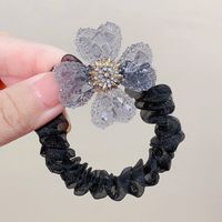 Sweet Flower Plastic Flowers Hair Tie 1 Piece sku image 2