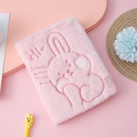 Creative Cartoon Plush Journal Book Student Stationery Embroidery Notebook main image 3