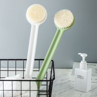 Fashion Solid Color Pp + Nylon Wool Bath Brush 1 Piece main image 1