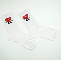 Unisex Fashion Heart Shape Cotton Ankle Socks sku image 1