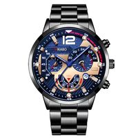 Retro Square Single Folding Buckle Quartz Men's Watches sku image 1