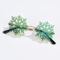 Fashion Snowflake Pc Polygon Frameless Women's Sunglasses main image 1