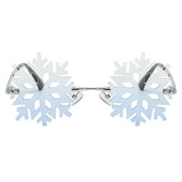 Fashion Snowflake Pc Polygon Frameless Women's Sunglasses main image 3