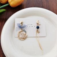 Fashion Animal Alloy Plating Pearl Women's Earrings 1 Pair main image 3