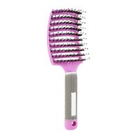 Bristle Hair Big Curved Comb Fine Teeth Comb Styling Curly Hair Plastic Shunfa Hair Vent Comb Slicked Back Hairstyle Comb Oil Head Comb sku image 4