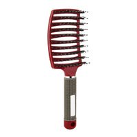 Bristle Hair Big Curved Comb Fine Teeth Comb Styling Curly Hair Plastic Shunfa Hair Vent Comb Slicked Back Hairstyle Comb Oil Head Comb sku image 3