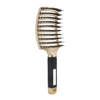 Bristle Hair Big Curved Comb Fine Teeth Comb Styling Curly Hair Plastic Shunfa Hair Vent Comb Slicked Back Hairstyle Comb Oil Head Comb sku image 5