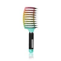 Bristle Hair Big Curved Comb Fine Teeth Comb Styling Curly Hair Plastic Shunfa Hair Vent Comb Slicked Back Hairstyle Comb Oil Head Comb sku image 6