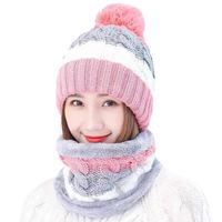 Women's Simple Style Solid Color Pom Poms Eaveless Wool Cap main image 5
