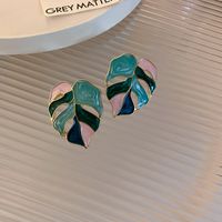 Retro Bear Heart Shape Bow Knot Arylic Alloy Cloth Enamel Artificial Pearls Rhinestones Opal Women's Earrings 1 Pair sku image 19