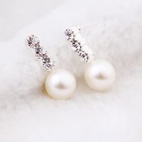 1 Paire Mode Géométrique Perle Placage Alliage Boucles D'oreilles sku image 46