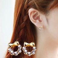 1 Paire Mode Géométrique Perle Placage Alliage Boucles D'oreilles sku image 48