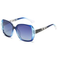 Fashion Solid Color Resin Square Full Frame Women's Sunglasses main image 5