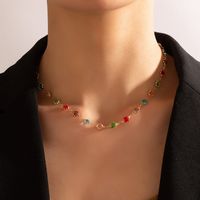 Collar De Diamantes De Imitación Verde De Moda sku image 26