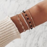 2019 Grenz Überschreiten Der Neuer Schmuck Böhmischer Stil Hohle Runde Scheiben Runde Perlen Liebe Mond Legierung Armband 5-teiliges Set sku image 8