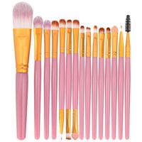 Fashion Artificial Fiber Plastic Handle Makeup Brushes 1 Set main image 3