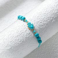 Ethnic Style Heart Shape Butterfly Turquoise Alloy Wholesale Bracelets main image 6