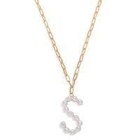 Simple Lettre Perle Long Collier Étoile Sauvage Blanc Rue Accessoires De Tir En Gros Nihaojewelry sku image 26