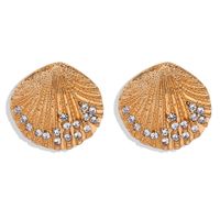 Fashion Bohemia Diamond Earrings New Alloy Shell Earrings sku image 1