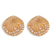 Fashion Bohemia Diamond Earrings New Alloy Shell Earrings sku image 2