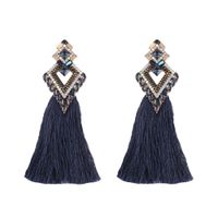 Imitated Crystal&cz Fashion Sweetheart Earring  (a Paragraph Grass Green) Nhjq10881-a-paragraph-grass-green sku image 5