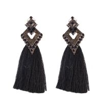 Imitated Crystal&cz Fashion Sweetheart Earring  (a Paragraph Grass Green) Nhjq10881-a-paragraph-grass-green sku image 4