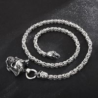 Retro Skull Ghost Stainless Steel Pendant Necklace 1 Piece main image 2