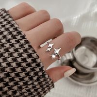 Fashion Solid Color Alloy Hollow Out Inlay Zircon Women's Open Ring 1 Piece sku image 21