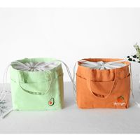 Portable Lunch Box Bag Elementary Cute Large-capacity Insulation Hand-carry Fashion Rice Bag With Rice Bag sku image 1