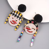 Funny Clown Alloy Enamel Women's Drop Earrings main image 5