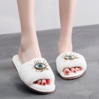 Women's Fashion Eye Round Toe Cotton Shoes sku image 3