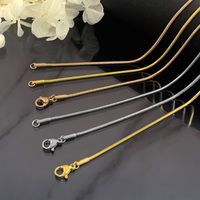 Fashion Geometric Stainless Steel Plating Necklace 1 Piece sku image 2