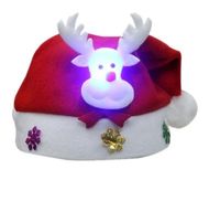 Christmas Fashion Antlers Plush Party Christmas Hat 1 Piece sku image 19